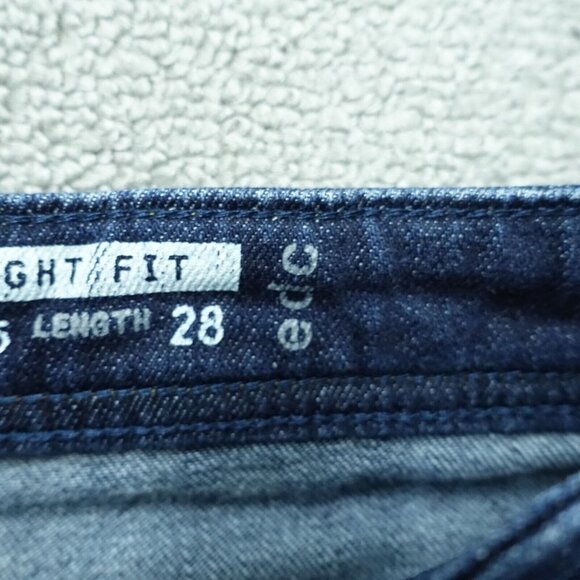 edc by Esprit Jeans Womens  Size W25/L28 Dark Blue Straight Fit Denim Low-Rise - Picture 7 of 9